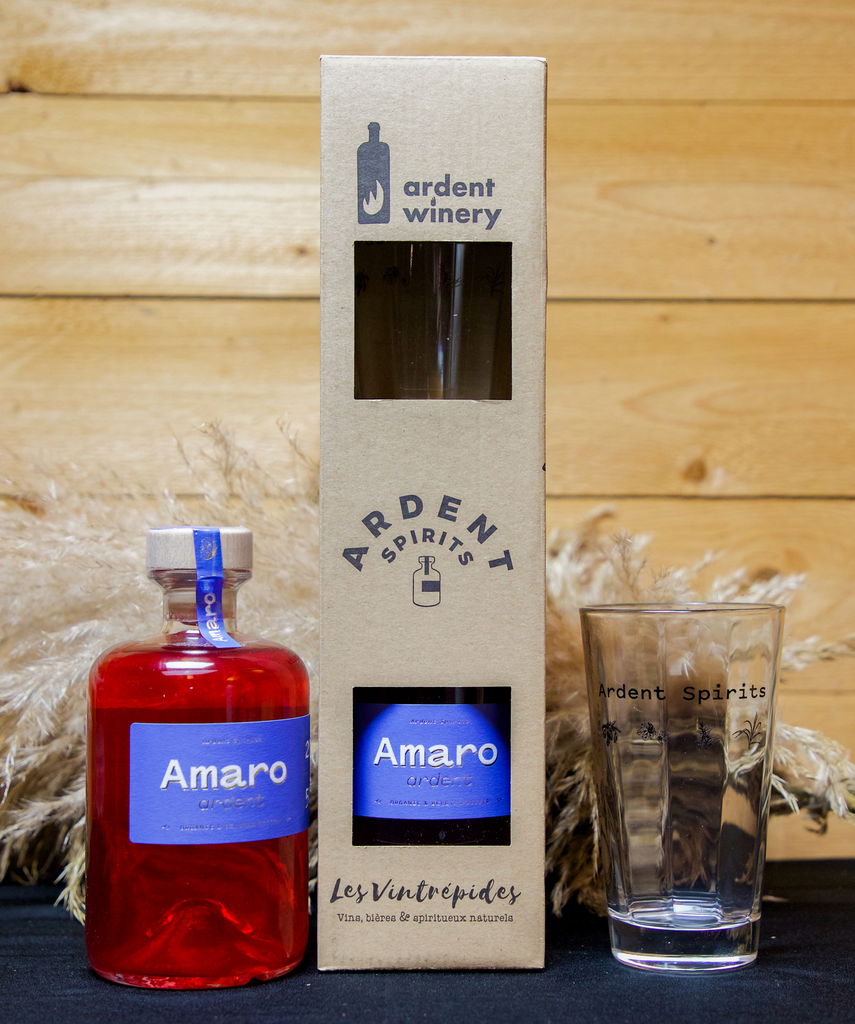 (Pack 1 Verre) Amaro Ardent 50cl - Ardent Spirits BIO UK